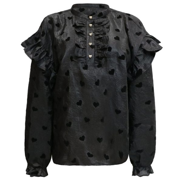 LIBERTÃ dame bluse TIA - BLACK HEART